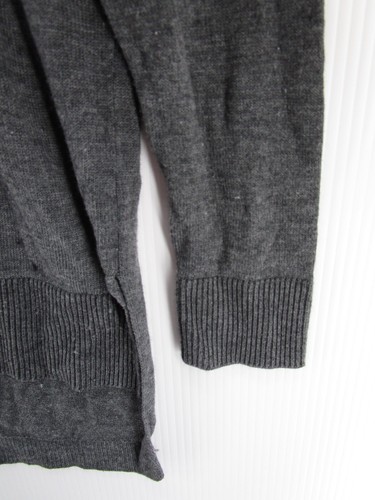 Feel The Piece Sweater Women OS Gray Wool Blend Cashmere Blend Turtleneck Knit - Picture 3 of 10
