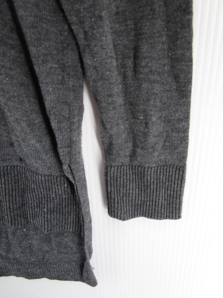 Suéter Feel The Piece Mujer OS Gris Mezcla de Lana Mezcla de Cachemira Cuello Alto Tejido Foto 3 de 4