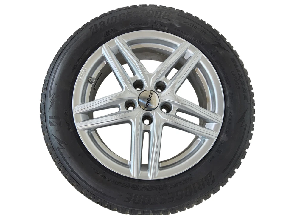 Ronal BMW 3er G3L G3K Winter Felgen 205 60 16 Bridgestone Winterräder RDK ECE - Bild 2 von 4