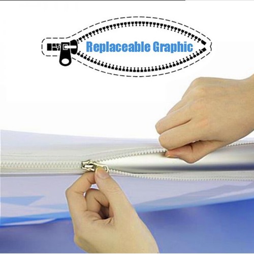 10ft curved trade show display back wall booth with Custom graphic print - Picture 7 of 7