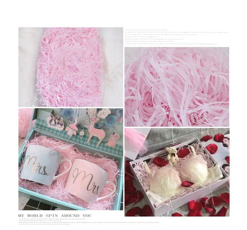 Luxury Shredded Paper - Hamper Basket Gift Box Tissue Present Shred Filler - Picture 11 of 21