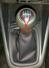 SCHALTMANSCHETTE FUR VW GOLF 4 IV VW BORA SCHALTSACK 100% ECHTES LEDER SCHWARZ