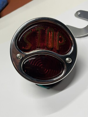 Third Brake Light – Stainless Steel Housing, Universal Fit For Classic Cars (2-Wire)