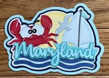Maryland State Paper Piecing Die Cut