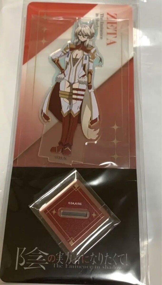 The Eminence in Shadow X Kujibikidou Zeta Acrylic Stand Figure JAPAN