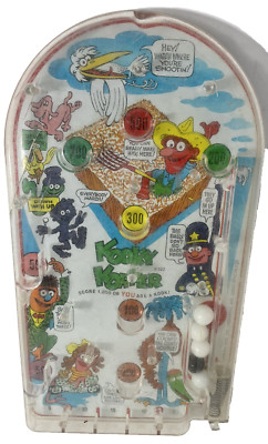 1973 vintage KOOKY KORNER #522 handheld pinball game Steven Mfg Co Sesame Street