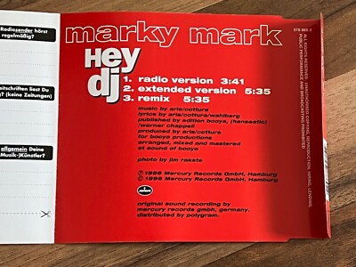 MARKY MARK Hey DJ OOP 1996 GERMANY CD single wahlberg | eBay