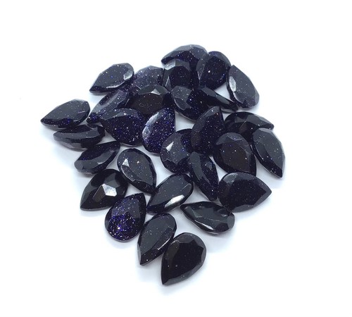 Pear Cut AAA Natural Blue Sunstone Faceted Loose Gemstone For Making Jewelry - Picture 21 of 24