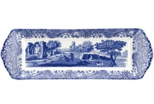 Spode Blue Italian Small Serving Tray, Porcelain, 9 Inch - Blue White NIB toile