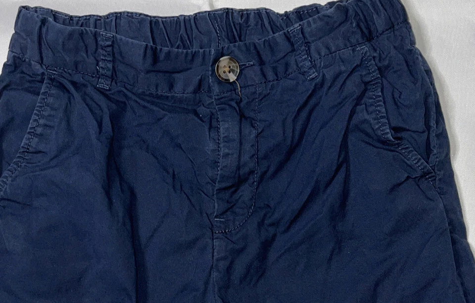 Pantalones Cortos Chinos H&M Botón Frontal Niños (Talla 7-8Y) Usado Foto 2 de 4