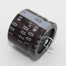 1200uF 100V Nichicon 105C Snap-In Electrolytic Capacitors  - NOS