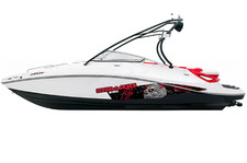 SEADOO WAKE 230 GRAPHIC SKULL CHALLENGER SE 23 STICKERS DECALS VYNYL WRAP SET