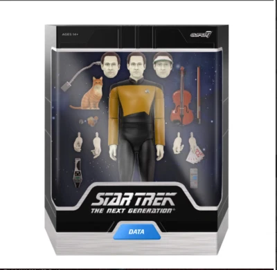 Super7 Star Trek Die nächste Generation ULTIMATES! Wave 1 Data Actionfigur