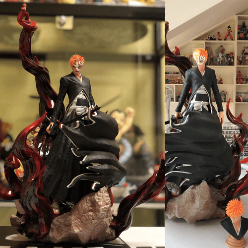 RiverWood Studio Bleach Kurosaki Ichigo Resin Figur zwei Köpfe auf Lager Anime GK - Bild 2 von 5