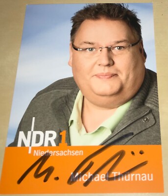 Michael Thürnau Original signierte Autogrammkarte Autogramm Karte NDR 1 TV #5