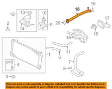 MITSUBISHI OEM 08-13 Outlander Sport-Water Pump Tube 1310A058