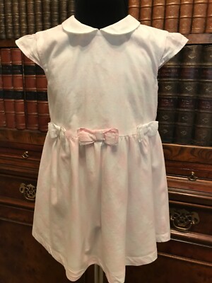 Pink White Spanish Tutto Piccolo Sleeveless Summer Dress Age