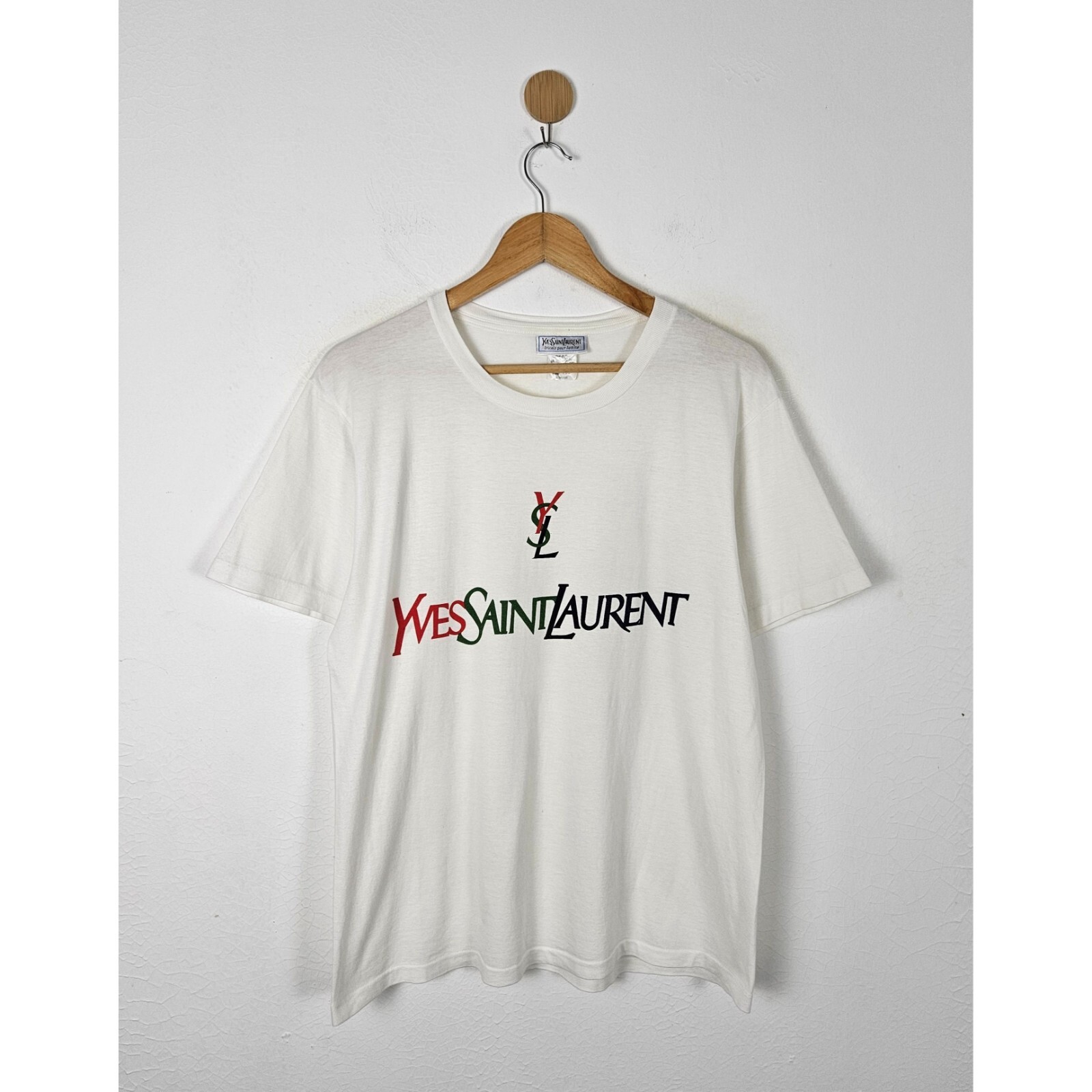 Camicia vintage Yves Saint Laurent YSL Tricots Pour Homme