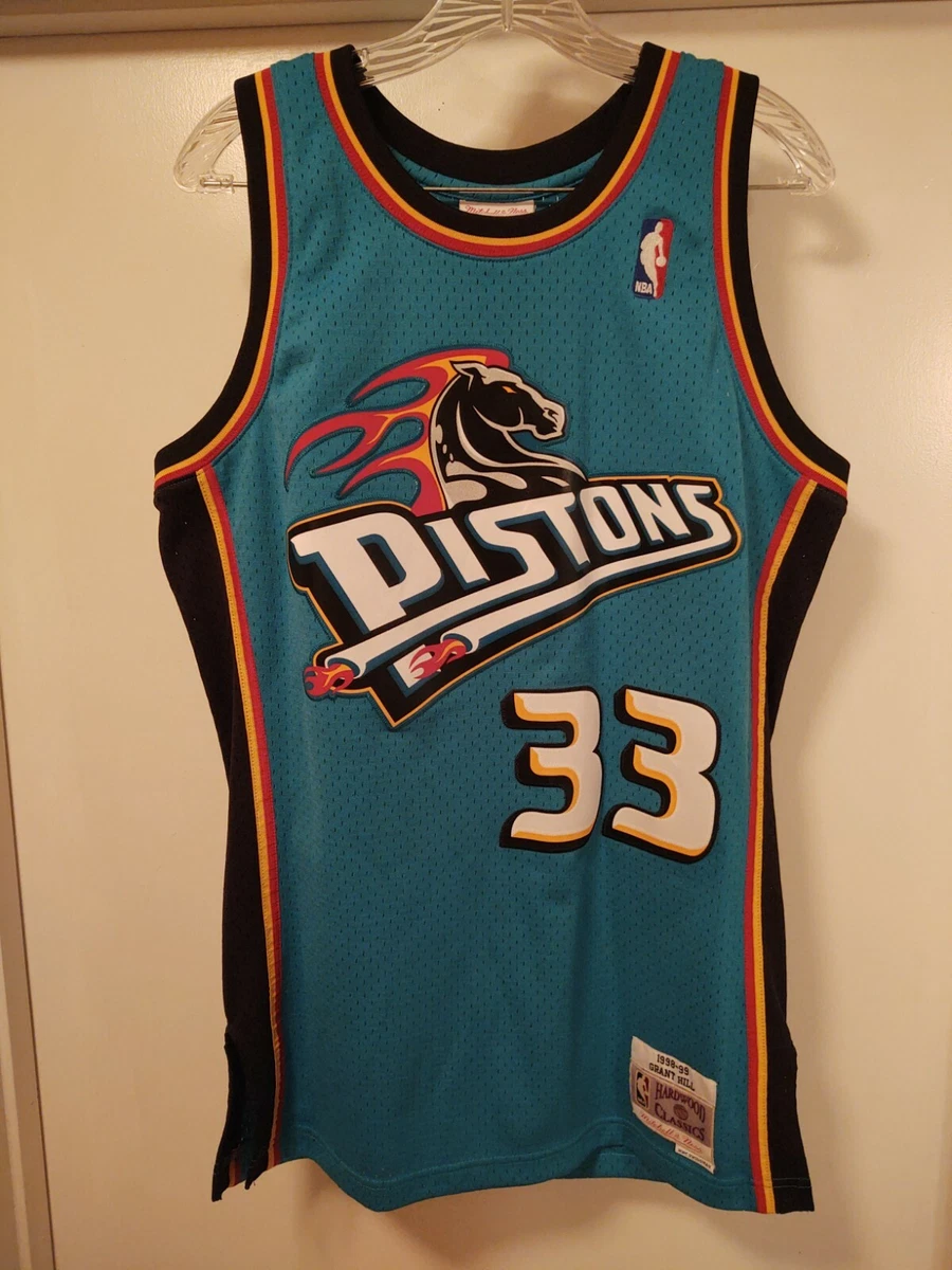 Mitchell & Ness Authentic Grant Hill Detroit Pistons 1998-99 Jersey