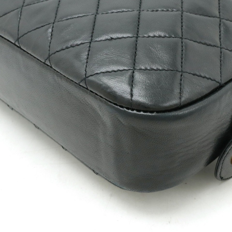 Chanel Camera Black Leather Shoulder Bag Authentic eBay