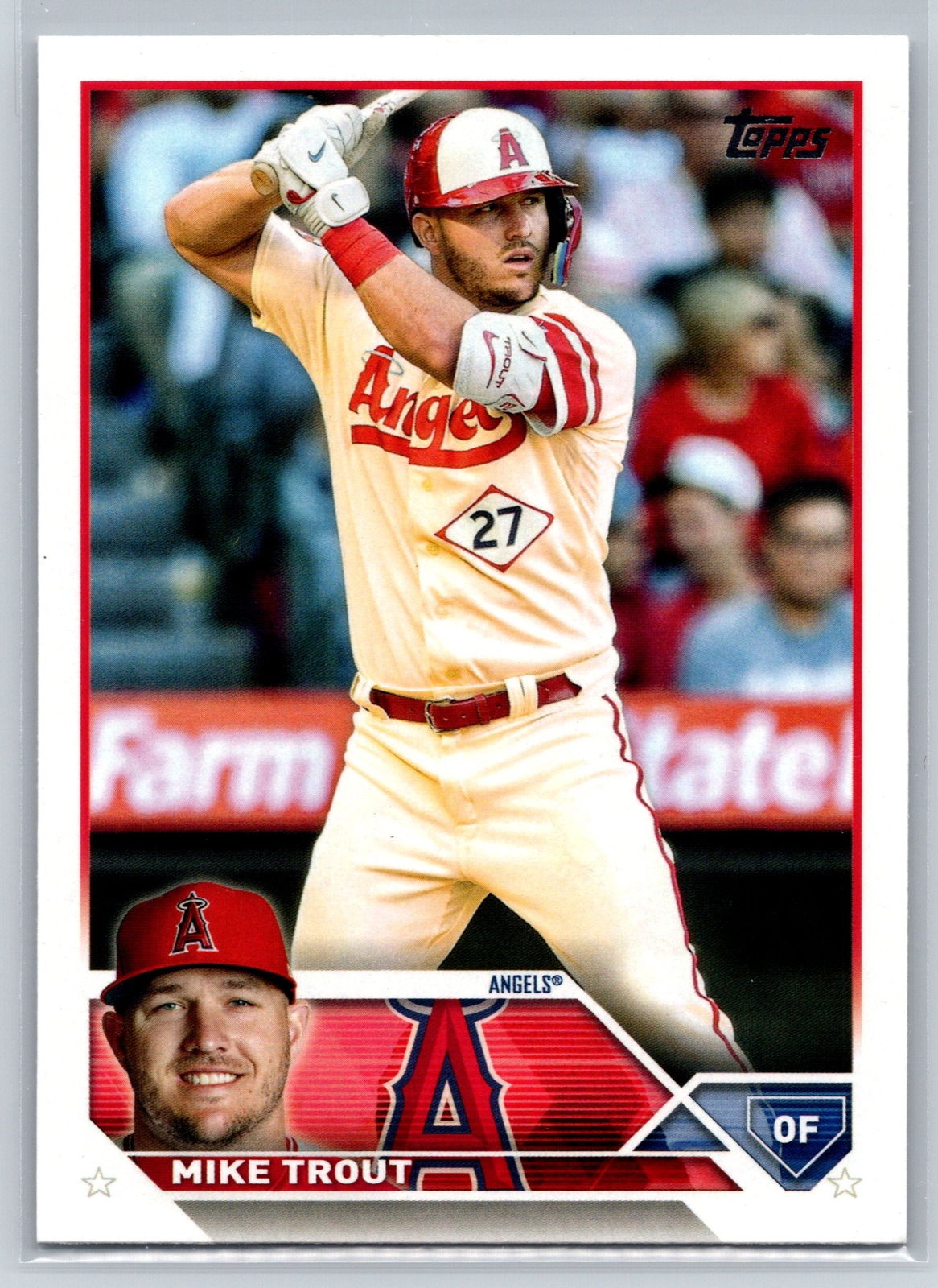 2023 Topps #27 Mike Trout Los Angeles Angels