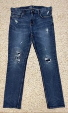 Old Navy Jeans Men's size 38x32 Slim Built in Flex Distressed Stretch Denim
