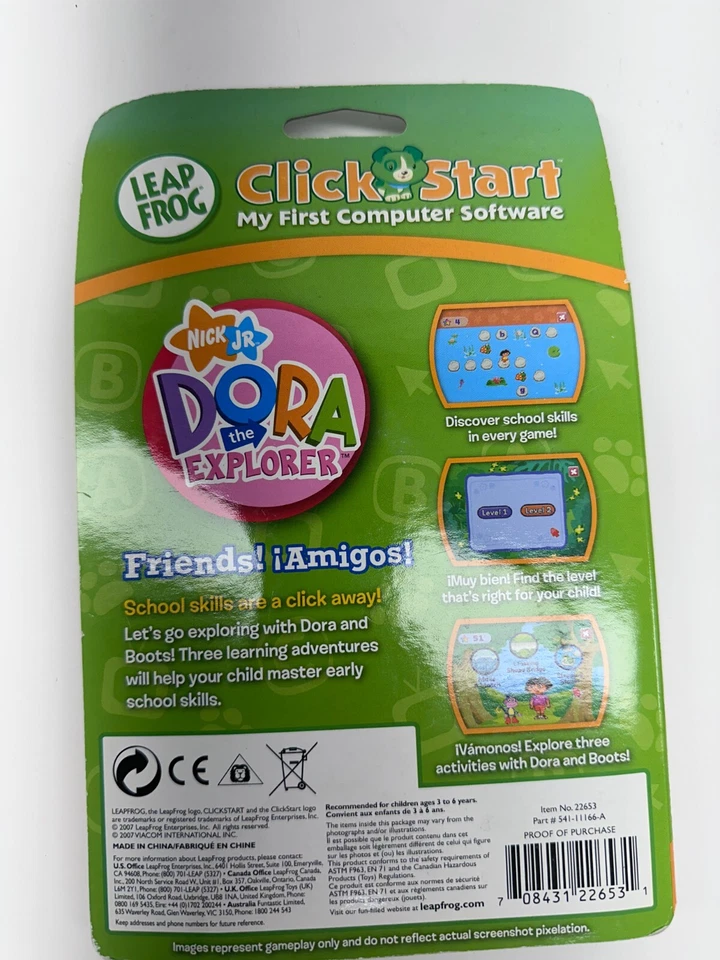 LeapFrog Click Start-- Nickelodeon Dora the Explorer: Friends!/Amigos! - Image 2 of 3