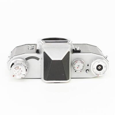 Praktica IV B Camera | Tessar 50mm f2.8 lens | M42 | White | G.D.R
