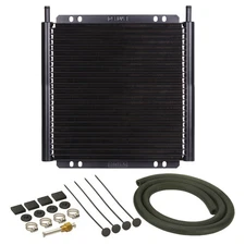 Derale 13504 Series 8000 Plate & Fin Transmission Cooler Kit, 24 Row