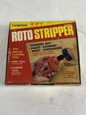 Thompson Roto Stripper Coarse Drill Attachment Tool Paint Rust Removal USA