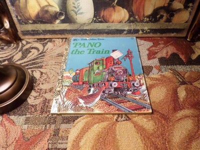 Pano the Train (Little Golden Book) 1978 Sharon Holaves Vintage Hardcover
