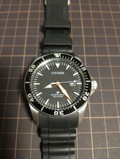 Citizen BN0150-28E Eco-Drive Diver's 200M Black Dial Date Men's Watch Japan