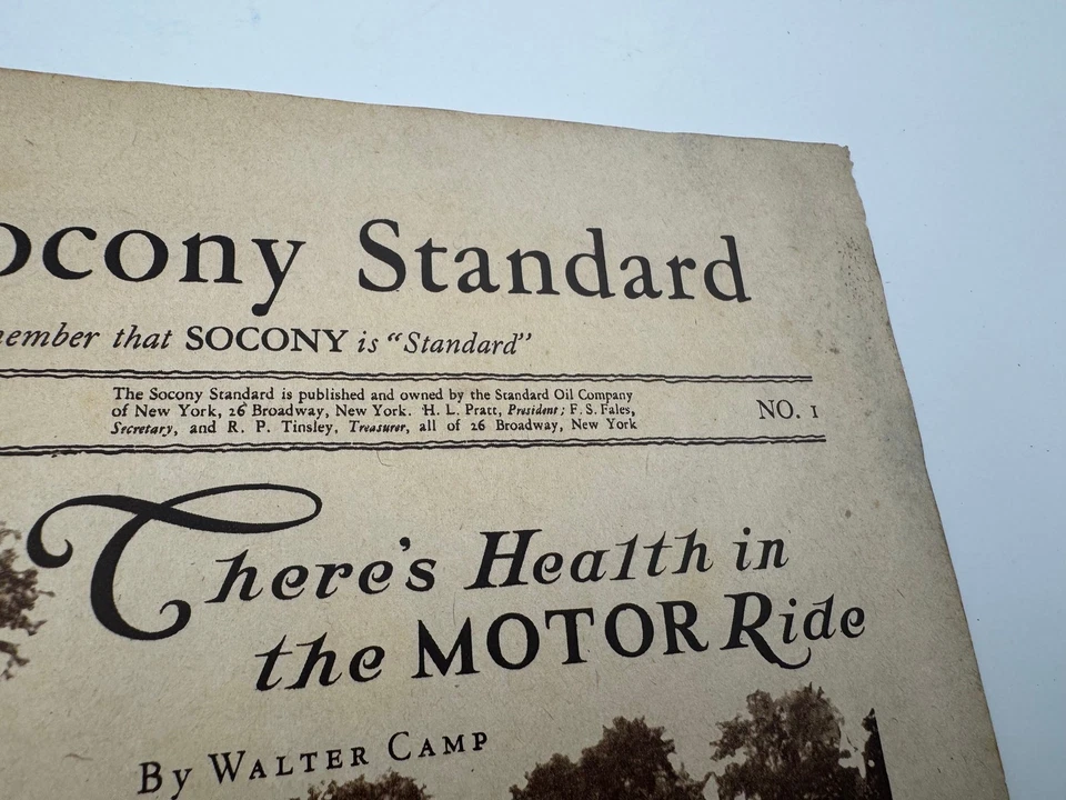 Vintage Socony Standard Magazine No. 1 Vol 1 - Image 4 of 4