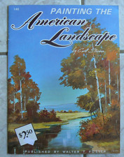 VTG Painting the AMERICAN LANDSCAPE 145,Carl Stricker, Walter Foster 1960 Lg.PB