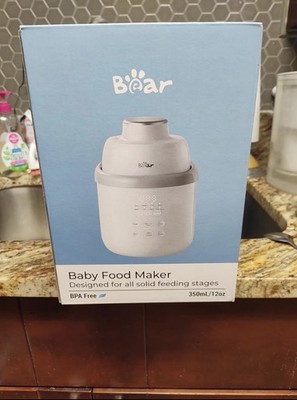 NIB NutriEase AllStage Stainless Steel Baby Food Maker Steamer and Blender