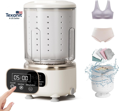 #ad Underwear Washing MachinePortable Washer amp; Spin Dryer ComboMini Washing Rechar $39.55