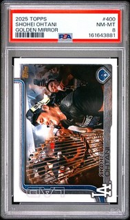 2025 TOPPS GOLDEN MIRROR #400 SHOHEI OHTANI PSA 8