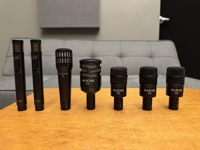 Audix DP7 7 Mic Kit, i5, D6, D4, D2, Matched Pair ADX-51s Drum Mics
