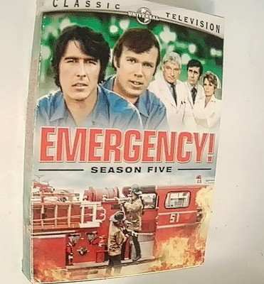 EMERGENCY! Season 5 DVD 2007 Kevin Tighe Randolph Mantooth Adam-12 Crossover