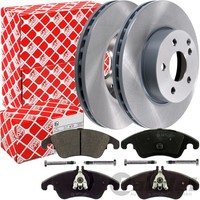 Febi Bremsscheiben Ø322Mm + BelÄGe Vorne FüR Mercedes W204 W212 A207 C207