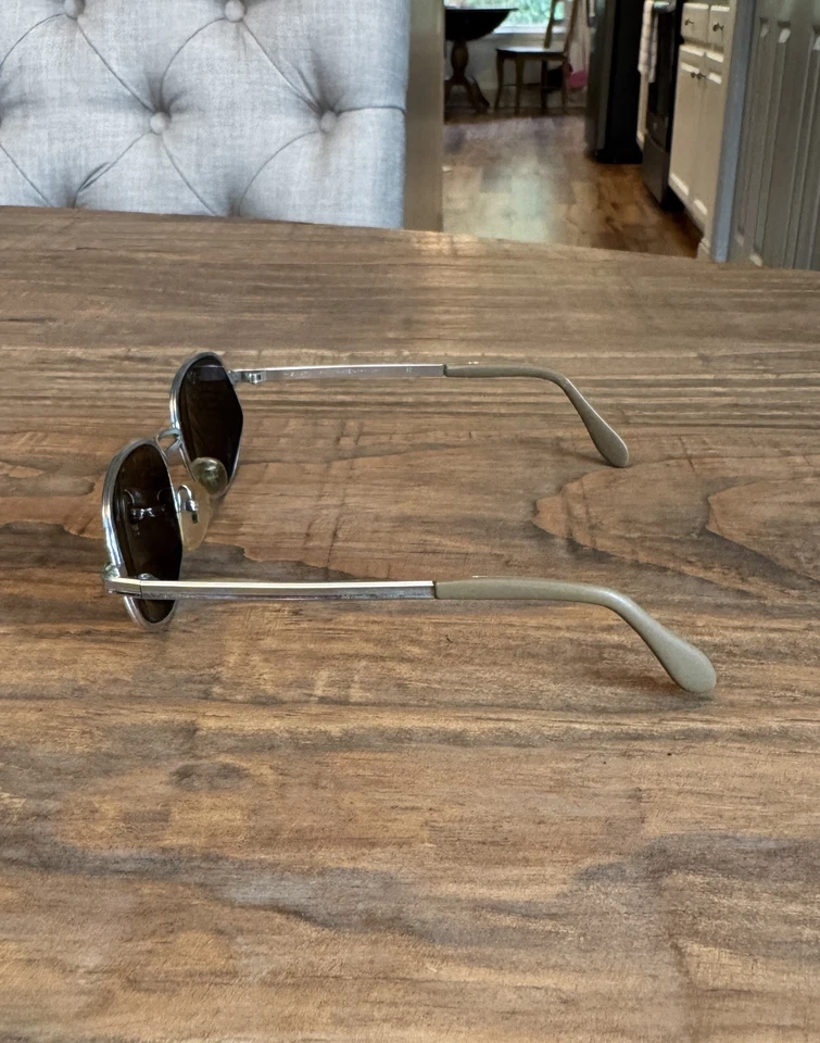 Gafas de sol vintage Neostyle redondas ovaladas plateadas hechas en Alemania 130 50-18 Foto 4 de 4