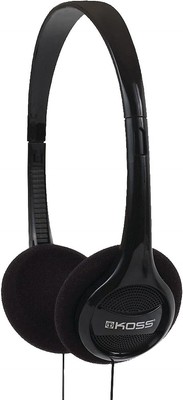 Koss KPH7 Lightweight Portable Headphone, Black 