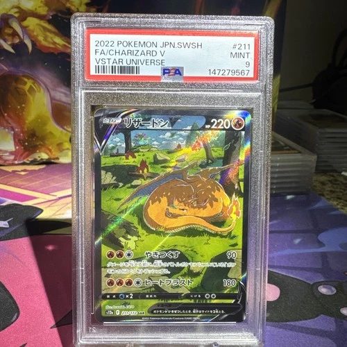Charizard V 211/172 S12a: Vstar Universe Holo (Japanese) PSA 9 MINT