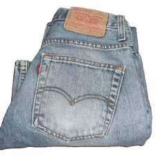 LEVI'S Jeans 516 Flare Bootcut Denim W28 L32 Blue Mens Strauss & Co.