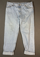 Vintage Levis 550 Orange Tab Relaxed Fit Jeans Men's 42x32 Denim Light Wash