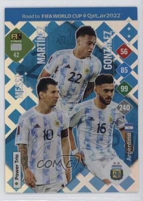 2022 Adrenalyn XL Road to FIFA World Cup Qatar Lionel Messi Lautaro Martinez g2e