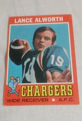 1971 Topps - Lance Alworth #10 CHARGERS