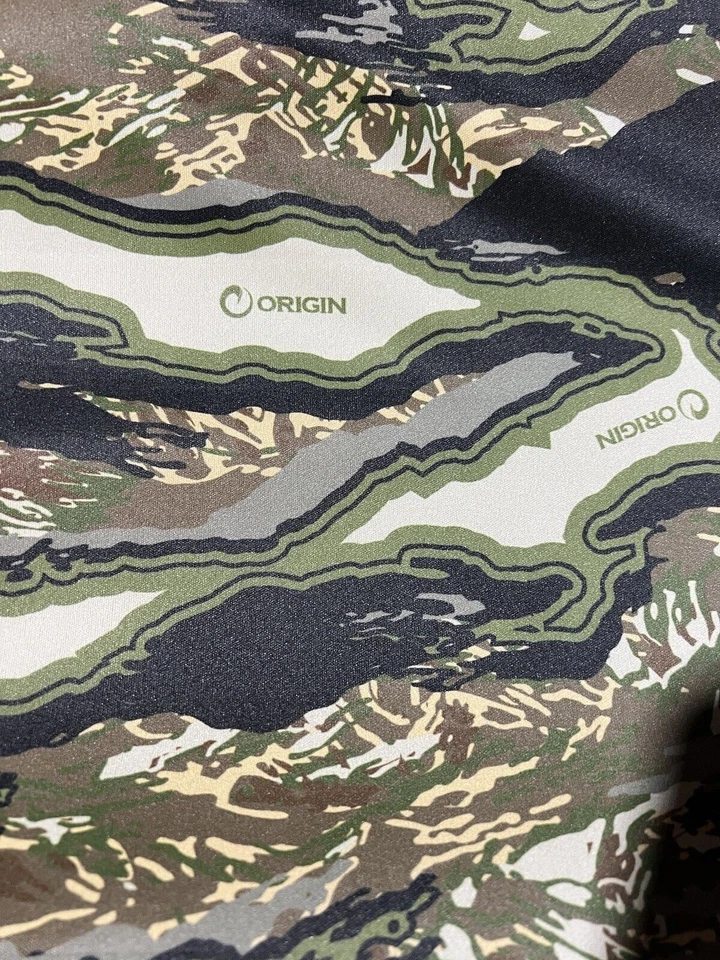 Woodland Origin Raptor Tafetán Spandex Camuflaje Poliéster Tela 60” Con Logo Foto 2 de 2