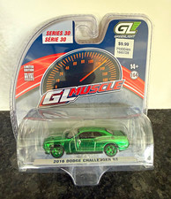Greenlight GL Muscle Series 30 1/64 2016 Dodge Challenger R/T Green Diecast LE