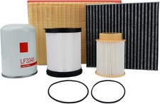 Diesel Filter Combo Kit for 2016-2019 Nissan Titan XD - Engine Air, Cabin Air, O